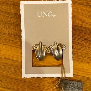 COPY - Uno de Fifty Run Forest Silver earrings